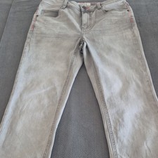 SOCCX Berlin Damen Jeans grau Gr. 29 Capri 82...