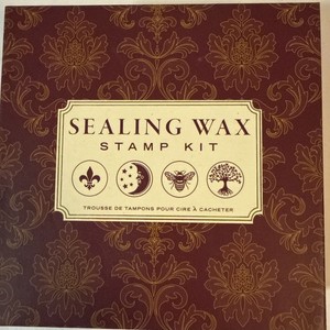 Sealing Wax Stamp Kit Peter Pauper Press, open