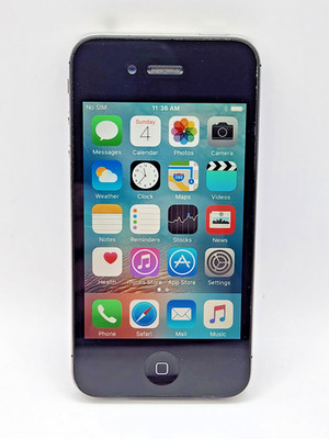 Apple iPhone 4 A1387  12.6GB (AT&T) Wi-Fi + Cellular- Black *No AC/SIM*