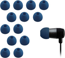 (S) 7 Pairs (14 Pieces) of Silicone Replacement in Ear Earphone Small Size Earbu