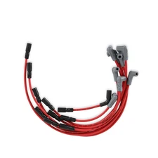 MSD 32149 Super Conductor Spark Plug Wire Set, Red