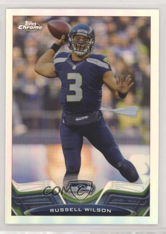 2013 Topps Chrome Refractor Russell Wilson #175 k5j