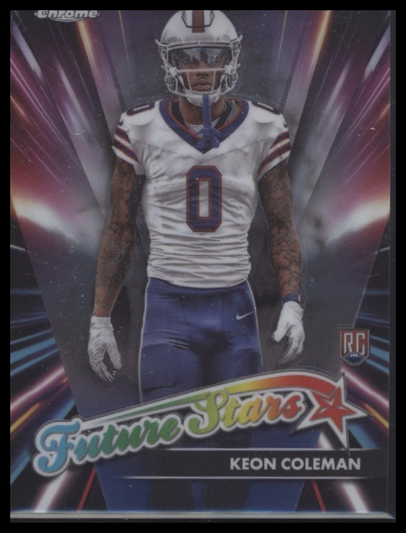 2024 Topps Chrome FS-10 Keon Coleman Future Stars Rookie Card