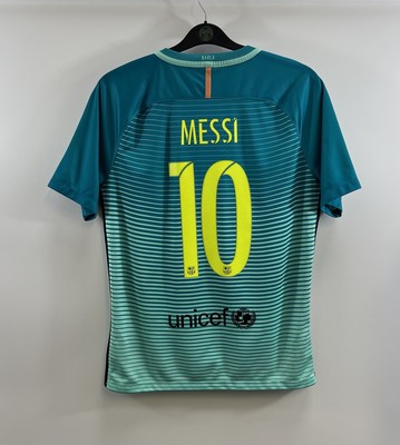 Barcelona Messi 10 Third Football Shirt 2016/17 Adults Medium Nike