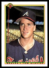 Tom Glavine 1990 Bowman #2 Atlanta Braves MLB READ FREE SHIPPING AutographDen