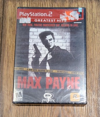Max Payne PS2 Playstation 2 Max Payne Greatest Hits Video Game BRAND NEW SEALED
