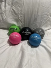 GoSports Plyometric Weighted Balls for Baseball & Softball Training 5 Pack & Bag
