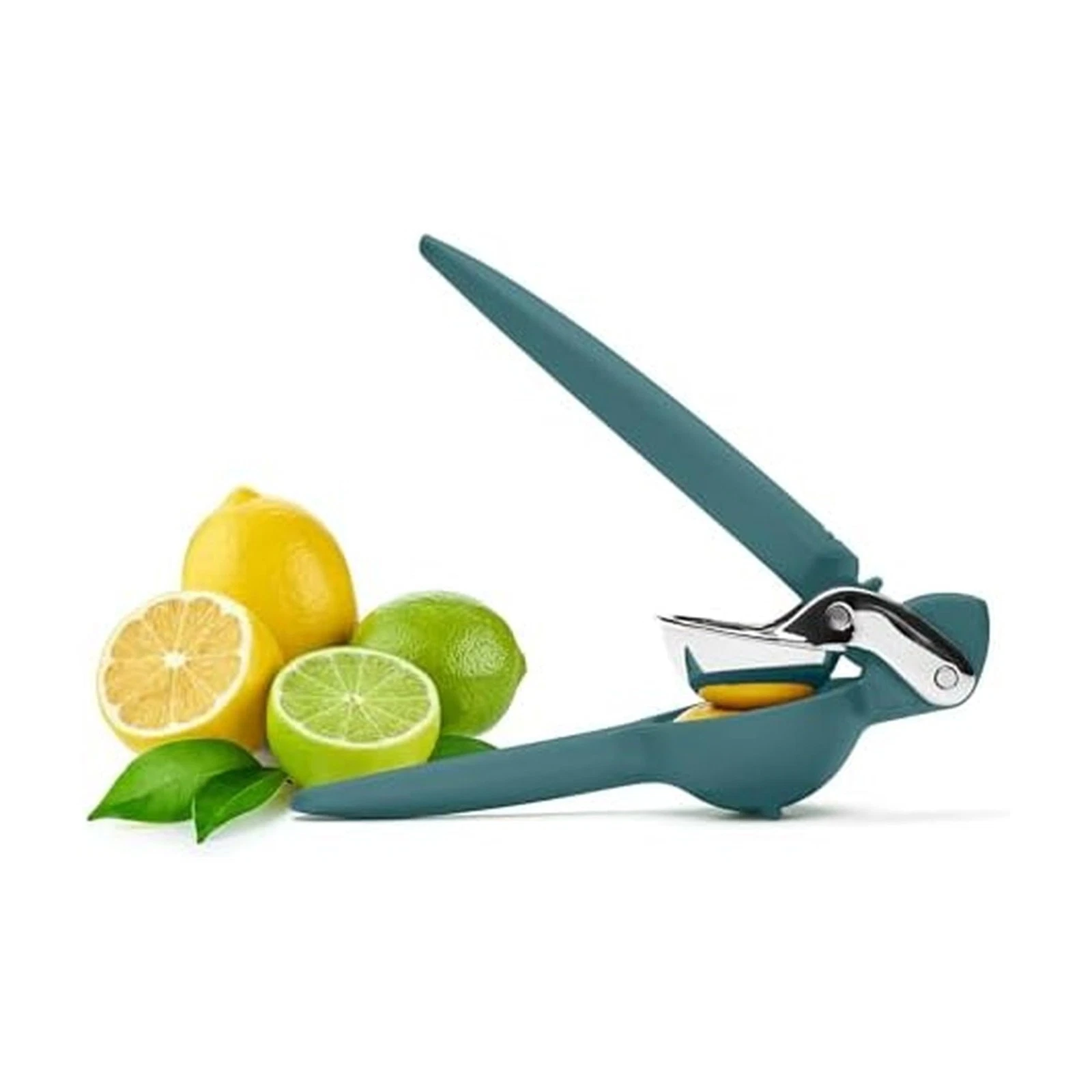 Manual Citrus Juicer - Dual-Gear Lemon Squeezer for Maximum Juice Extraction, Du