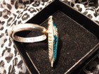 Vtg  Taxco Melesio Rodriguez Enamel 980 Sterling Silver Snake Ring. Adjustable! — photo 7