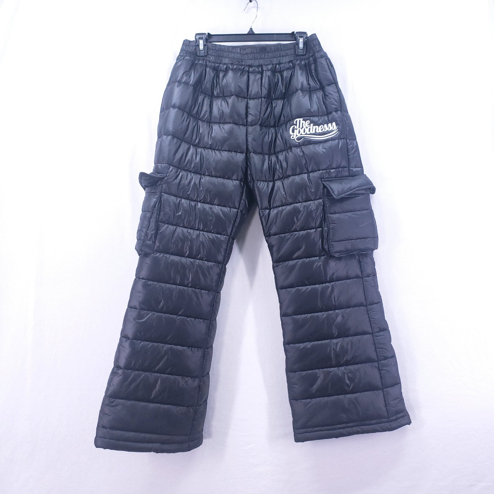 Size M Quilted Streetwear Wide Leg