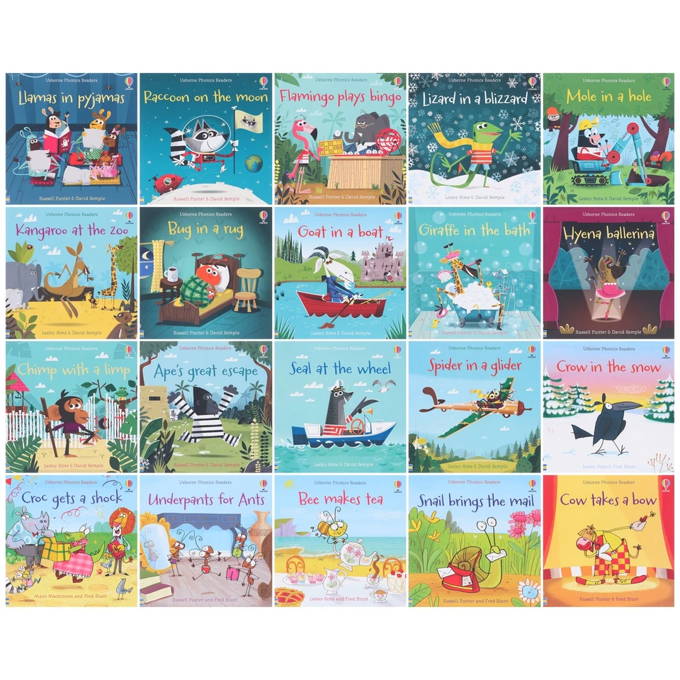 Usborne First Phonics Reading Library 20 Books - Ages 0-5 - Paperback - Image 2 of 4