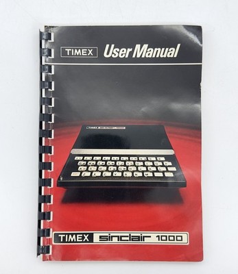 MANUAL ONLY Timex Sinclair 1000 User Manual Instruction Book Vintage 1982 GUC
