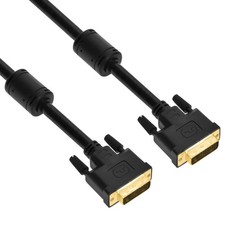 5 Pack of 2m DVI-D Dual Link Male/Male w/ Ferrite