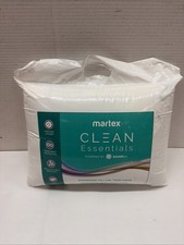 Martex Clean Essentials Standard White 2-Pack Pillow Set White Standard