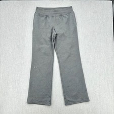Under Armour Storm Sweatpants Womens Medium Gray Fleece Pants Straight Leg
