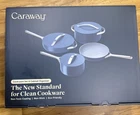 Caraway Ceramic Non-Stick Pots & Pans Cookware Set 12- Piece Navy Blue‼️✅