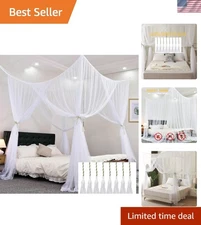 Ultimate 4 Corner Post Mosquito Net Canopy - Perfect for Camping & Bedroom Décor