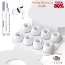 4 Pairs Replacement Ear Tips for Airpods Pro 2Nd/1St Generation with Portable St