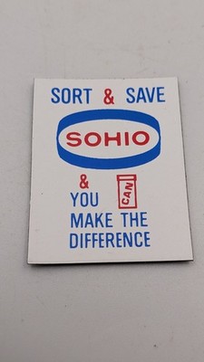 Sort and Save Sohio and You Can Make The Difference 2'' x 1 1/2'' Magnet