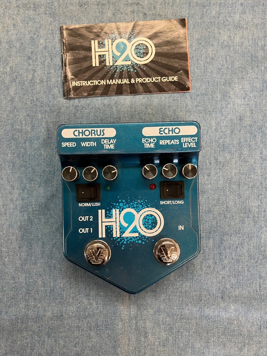 H2O Model V2H20 Visual Sound Liquid Chorus & Echo Guitar Effect