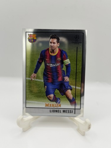 Topps Merlin Chrome 2020-21 Lionel Messi FC Barcelona World Cup Soccer Argentina
