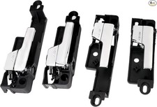 Interior Door Handle 4 Pcs Front Rear Left  Right-Front/Rear Left Right