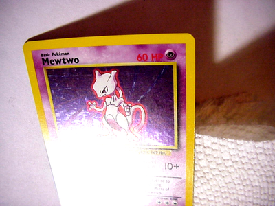 ポケモンカード Mewtwo 60HP Pokemon TCG - MEWTWO 60 HP LV. 53 # 150 Base Set Holo Rare WOTC
