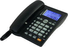 Corded Caller ID Telephone, Landline Home Phones with Blue Backlight