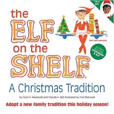 Elf on the Shelf: A Christmas Tradition (brown- by Aebersold, Carol V 098436515X