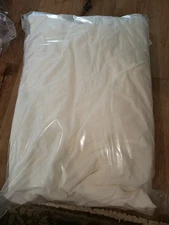 Pottery Barn King Belgian Flax Linen Box Spring Cover Ivory