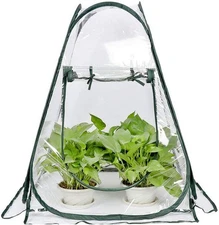 Pop Up Greenhouse Cover Flower House Mini Gardening Plant Flower Sunshine Roo...