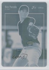 2007 Just Minors Just Rookies Press Plate Cyan 1/1 Rick Porcello #JR-46 q9p