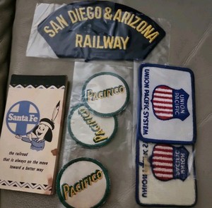 Lot of Five Santa Fe Railway Union Pacific San Diego  Arizona  Lot