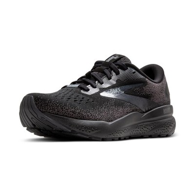 Brooks Women's Ghost 16 GTX Waterproof Neutral Running Shoe - Black/Black/Ebony