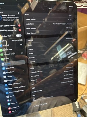 iPad Pro 3rd Gen Mthx2ll/a