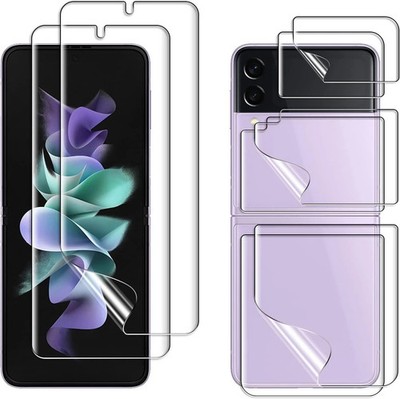 Samsung Galaxy Z Flip 3 Premium Clear Screen Protector 4D Touch TPU Saver 2 Sets