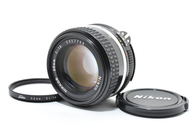 Nikon Ai-S Nikkor 50mm F1.4 MF Lens Nikon F Nikon Mint From Japan