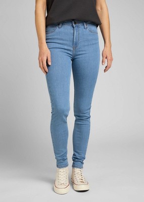 LEE Damen Skinny Stretch Jeans Tapered Stretch Damen Denim Hose