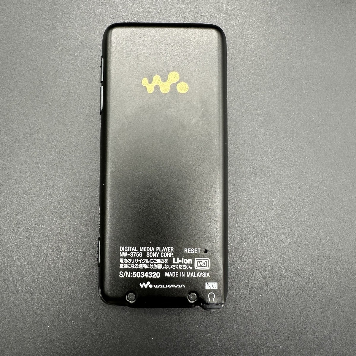 Sony NW-S756 Walkman Portable Audio Player 32GB Black Tested