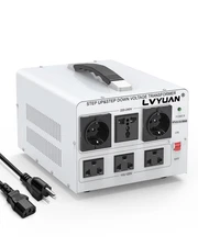 3000W Voltage Transformer Power Converter Step Up 110V to 220V, Step Down 220...