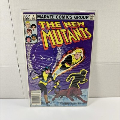  MARVEL COMICS New Mutants 1 (3rd App New Mutants Team Origin of Karma 1983) VF