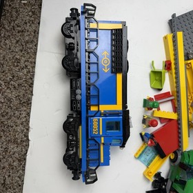 Lego City 60052 Cargo Train + Extra Rails Engine Works Incomplete As Is READ