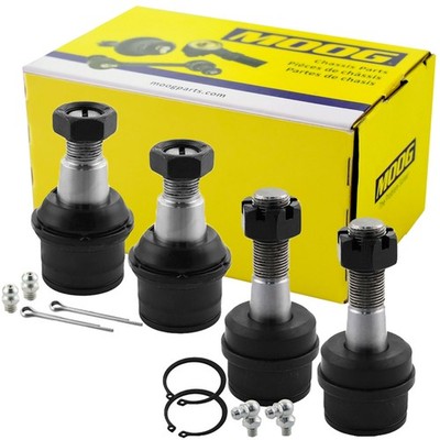 4WD MOOG Front Lower and Upper Ball Joints For 99-19 Ford F-250 F-350 Super Duty