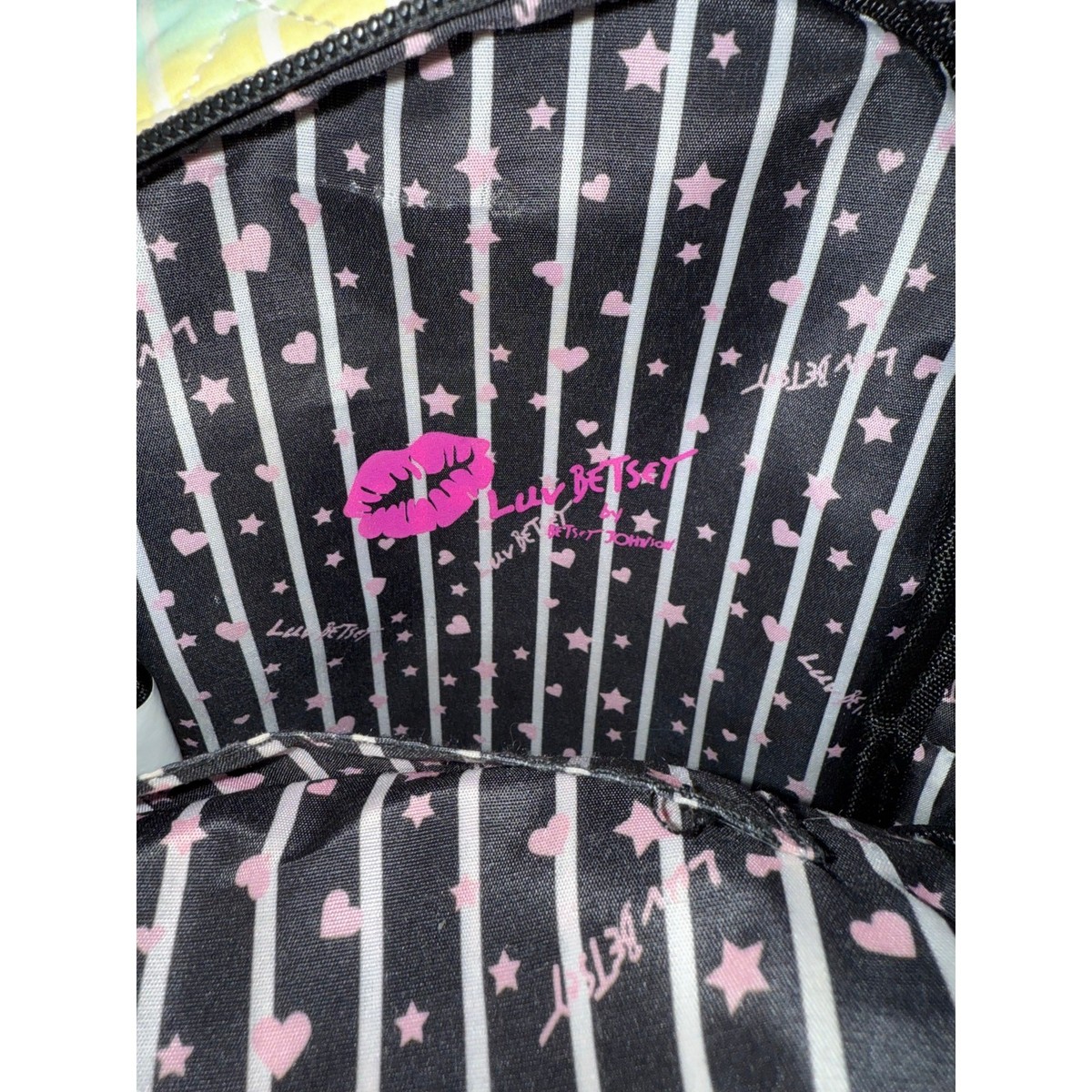 Luv Betsey by Betsey Johnson Rainbow Quilted Backpack Purse  display picture 1