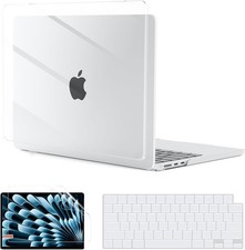 G JGOO Compatible with MacBook Air 13 inch Case 2026 2025 2024 2023 2022 M4 A324