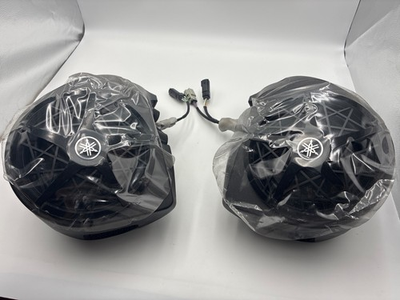 #ad Yamaha FX VX Marine Audio Waterproof Speakers Black with Mounting Hardware Wires $995.00