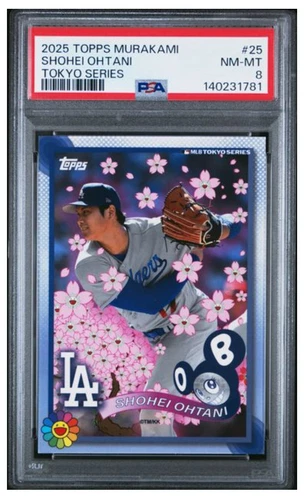 2025 Topps World Tour Tokyo Series Takashi Murakami Shohei Ohtani #25 PSA 8 781