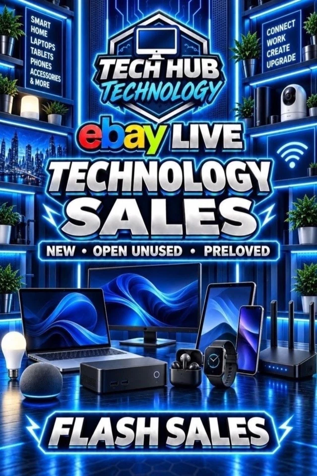 Tech Hub Technology Live – New, Open Unused & Preloved Tech