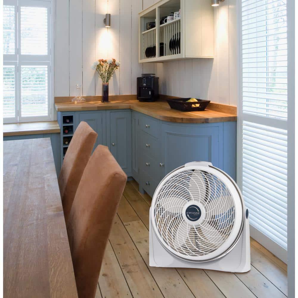 Lasko Floor Fan W/ Adjustable Head Cyclone Power Circulator