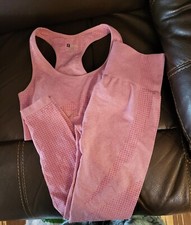 Women  s Workout Set Outfit High Waist Yoga Pants Gym Legging Activewear